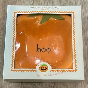 Pottery Barn Kids Pumpkin Shaped Bowls